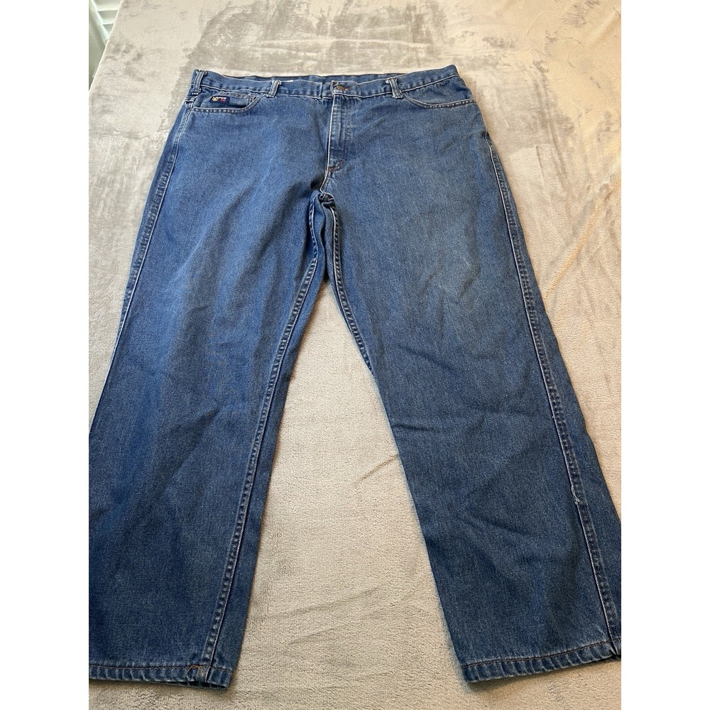 Lapco FR Mens Jeans 42x30 Blue Workwear Relaxed Flame Resistant Carpenter